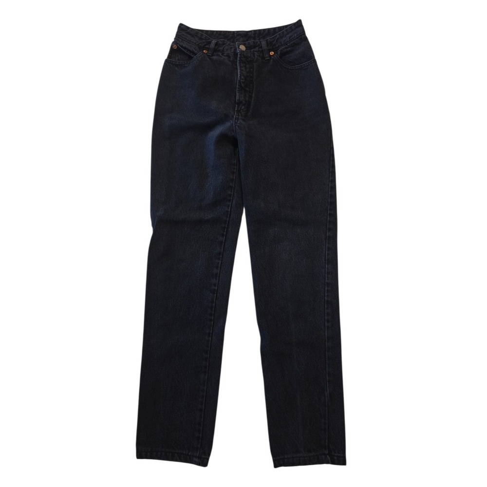 Vintage Bongo Gene Montesano USA Black High Rise Mom Jeans Women's Size 9 25x29